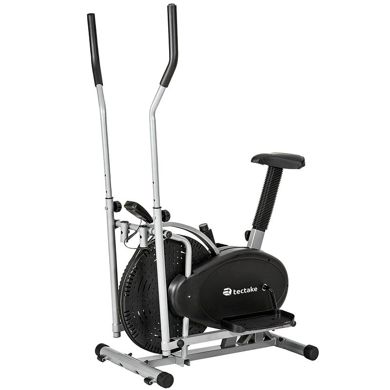 Foto van Tectake - 2-in-1 crosstrainer / hometrainer met lcd-display - 401716