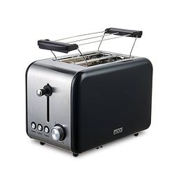 Foto van Moa t1b - retro broodrooster - toaster - zwart
