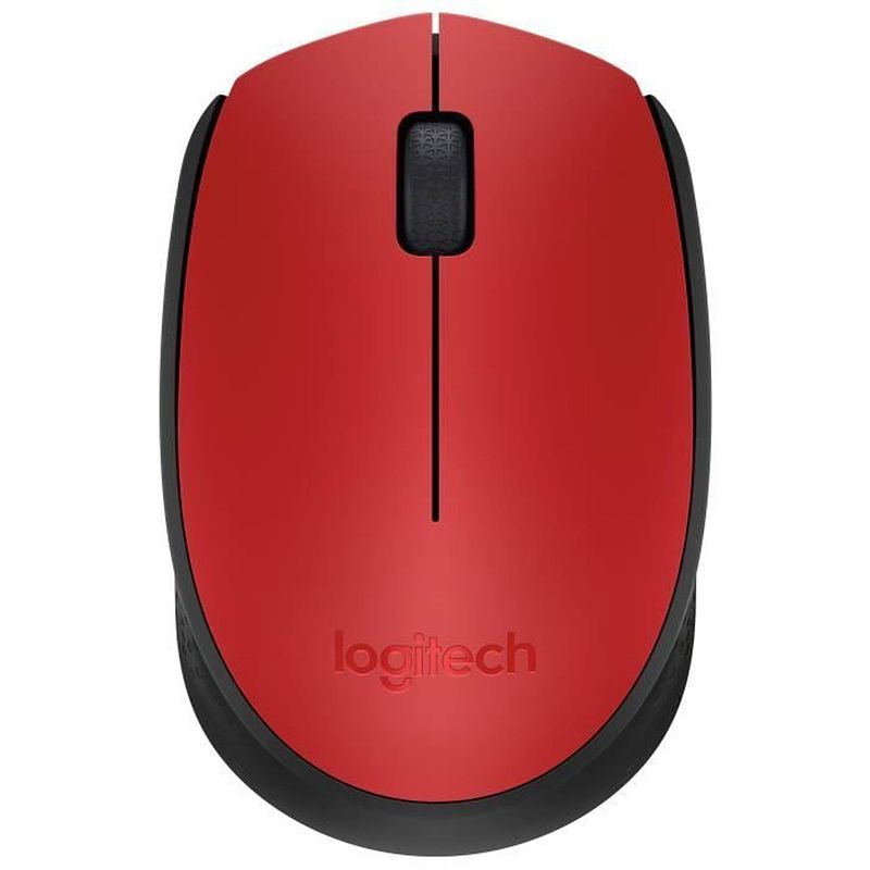 Foto van Logitech draadloze muis m171 rood