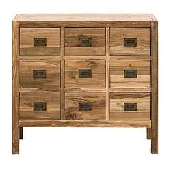 Foto van Kast dean - natural recycled hout - 75x80x35 cm - leen bakker