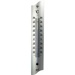 Foto van Talen tools - thermometer - metaal - min/max - 22 cm