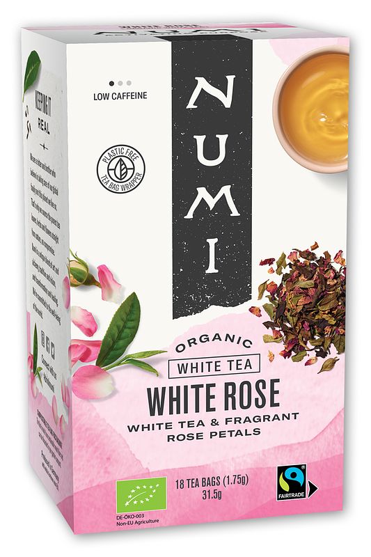 Foto van Numi thee white rose biologisch