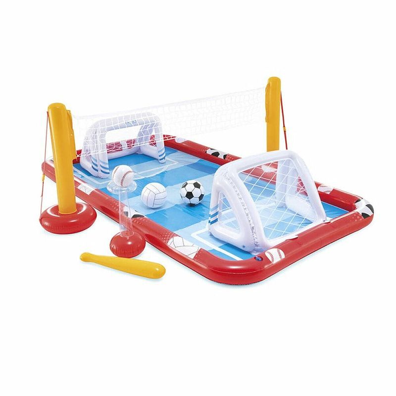 Foto van Opblaasbaar kinderzwembad intex sports games 470 l (325 x 267 x 102 cm)