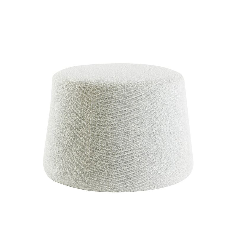 Foto van Pouf ø59x38 cm lauryn bouclé cream