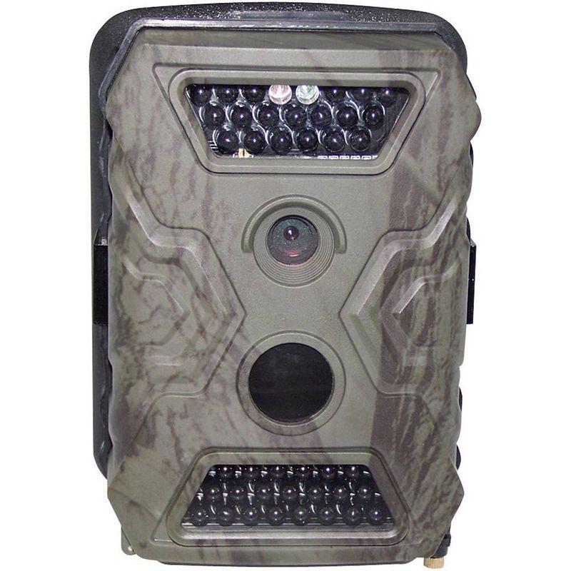 Foto van Berger & schröter x-trail hd wildcamera 12 mpix black leds kaki-bruin (mat)