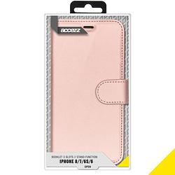 Foto van Accezz wallet case voor apple iphone se (2022 / 2020) / 8 / 7 / 6(s) telefoonhoesje roze