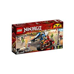 Foto van Lego ninjago zwaardmotor van kai & sneeuwscooter van zane 70667