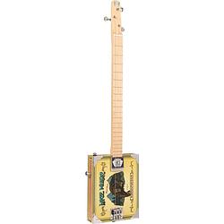 Foto van Lace cigar box guitar grizzly 3-string 3-snarige elektrische gitaar