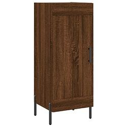 Foto van Infiori dressoir 34,5x34x90 cm bewerkt hout bruineikenkleurig