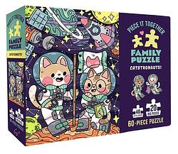 Foto van Piece it together family puzzle: catstronauts! - puzzel;puzzel (9781452174631)