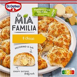 Foto van Dr. oetker la mia familia 4cheese pizza breekbrood 480g bij jumbo