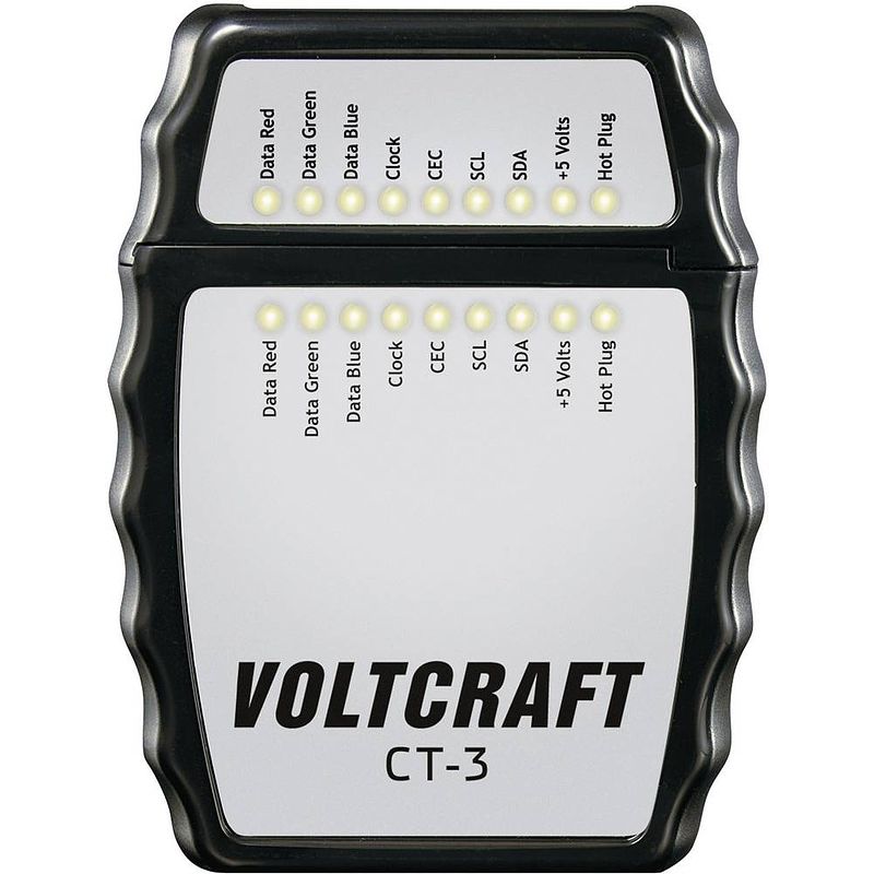 Foto van Voltcraft ct-3 ct-3 kabeltester geschikt voor hdmi-kabel type a,