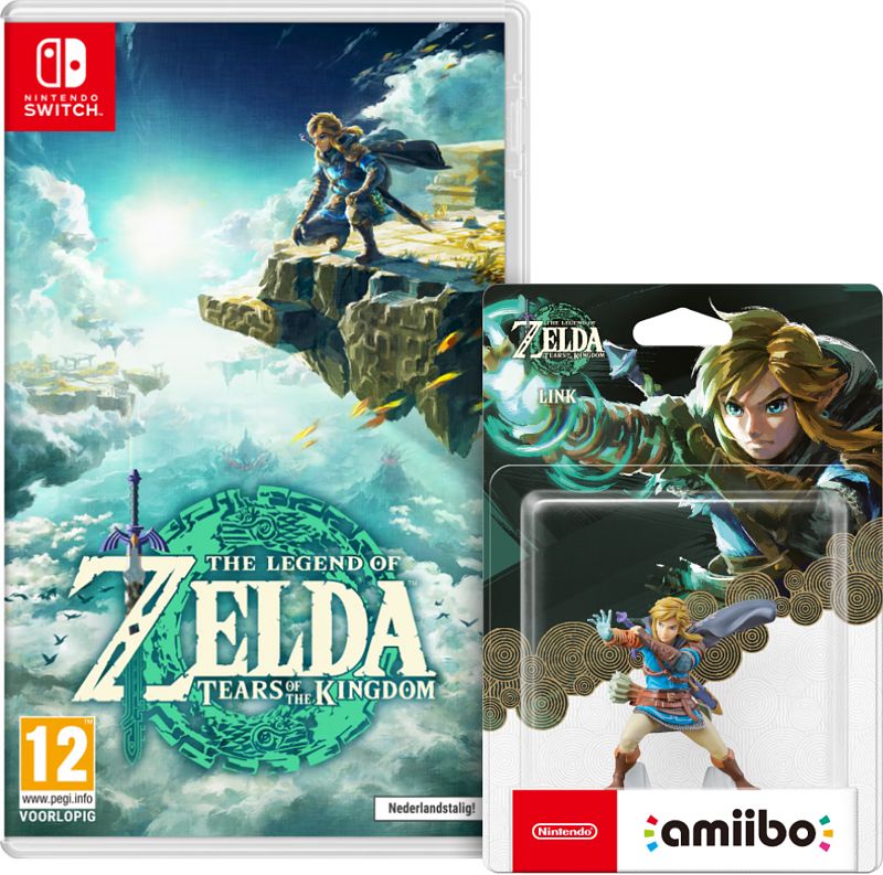 Foto van The legend of zelda tears of the kingdom + link amiibo