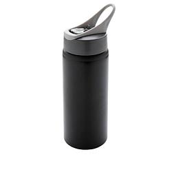 Foto van Xd collection drinkfles 22,3 cm 0,6 liter aluminium zwart