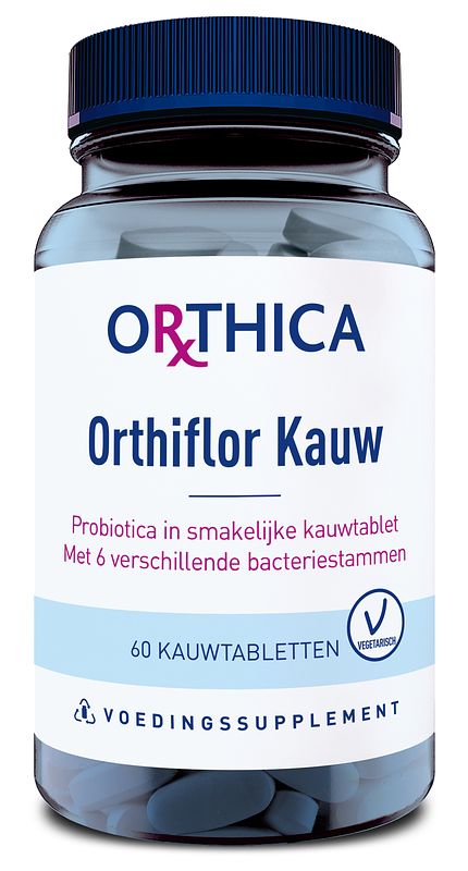 Foto van Orthica orthiflor kauw tabletten