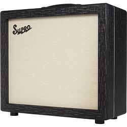 Foto van Supro 1732 royale cabinet black scandia 1x12 gitaar speakerkast