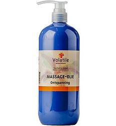 Foto van Volatile massage olie ontspannend 1l