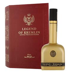Foto van Legend of kremlin gold bottle + red book 70cl wodka