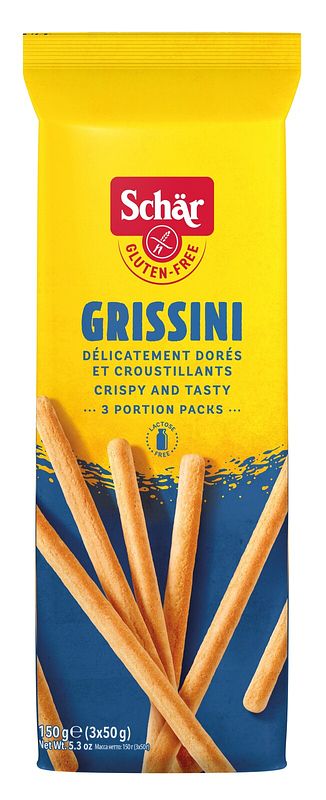 Foto van Schar grissini glutenvrij 3 x 50g bij jumbo