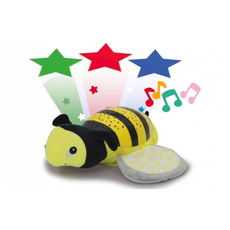 Foto van Jamara nachtlamp dreamy bee led 32 cm geel/zwart