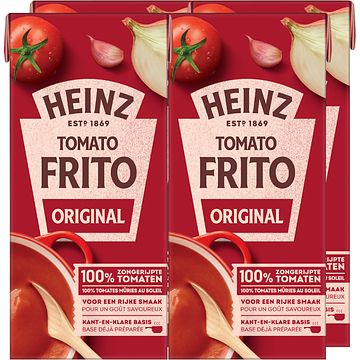 Foto van Heinz tomato frito multipack (tomatensaus) 350 g x 4 bij jumbo