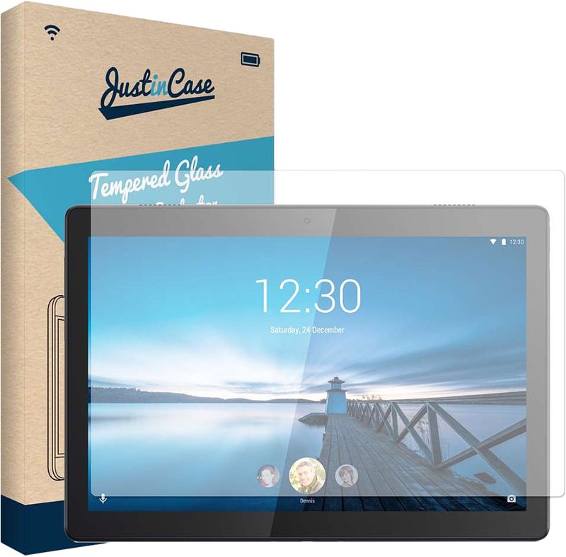 Foto van Just in case tempered glass	lenovo tab m10 screenprotector