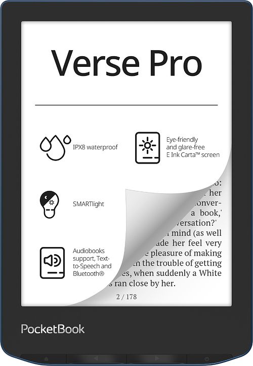 Foto van Pocketbook ereader - verse pro - azure - box (7640152094965)