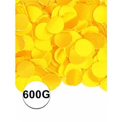 Foto van Zakje met 600 gram gele confetti - confetti