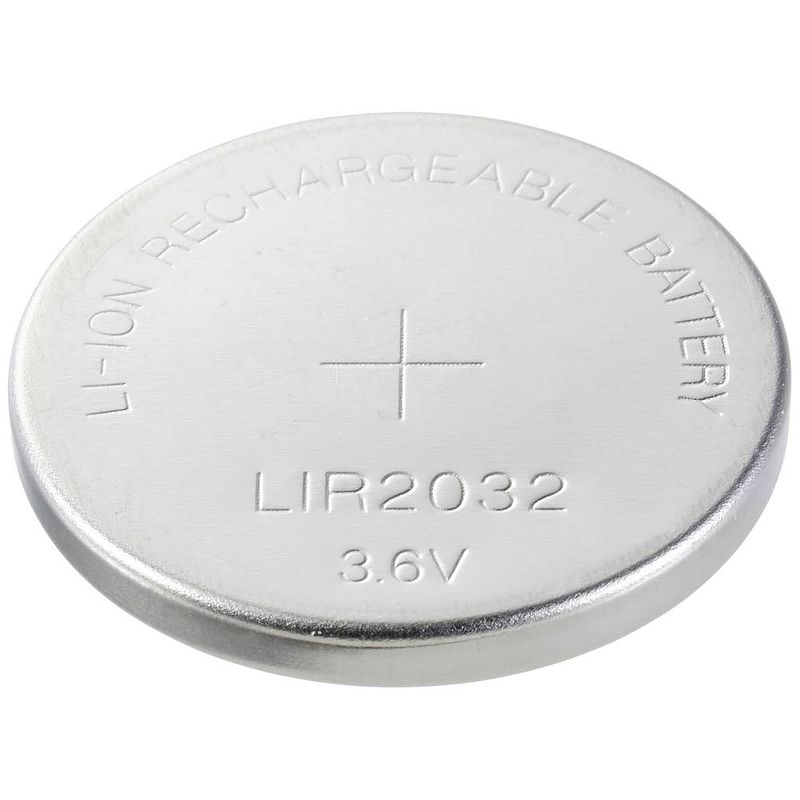 Foto van Voltcraft lir2032 oplaadbare knoopcel lir2032 lithium 45 mah 3.6 v 1 stuk(s)