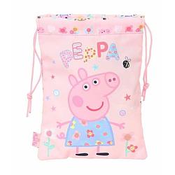 Foto van Lunchtrommel peppa pig having fun zak (20 x 25 cm)