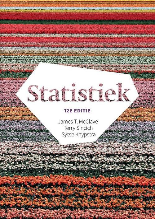 Foto van Statistiek, 12e editie met mylab nl toegangscode - james t. mcclave, sytse knypstra, terry sincich - paperback (9789043033466)