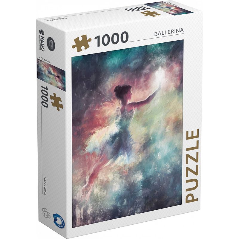 Foto van Rebo productions legpuzzel ballerina 1000 stukjes