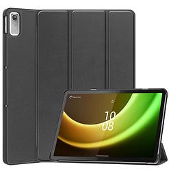 Foto van Basey lenovo tab p11 (2e gen) hoesje kunstleer hoes case cover lenovo tab p11 (2e gen)-zwart