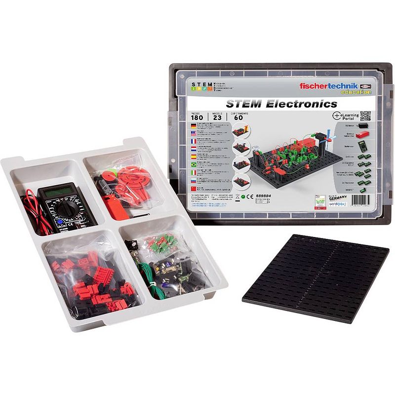 Foto van Fischertechnik education stem electronics stem kits bouwpakket 2 - 4 scholieren