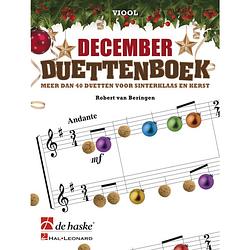 Foto van De haske december duettenboek meer dan 40 duetten voor sinterklaas en kerst - viool