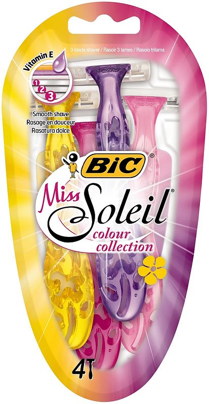 Foto van Bic miss soleil colour collection wegwerpscheermesjes