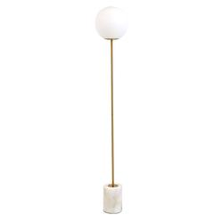 Foto van Light & living - vloerlamp medina - 25x25x156cm - wit