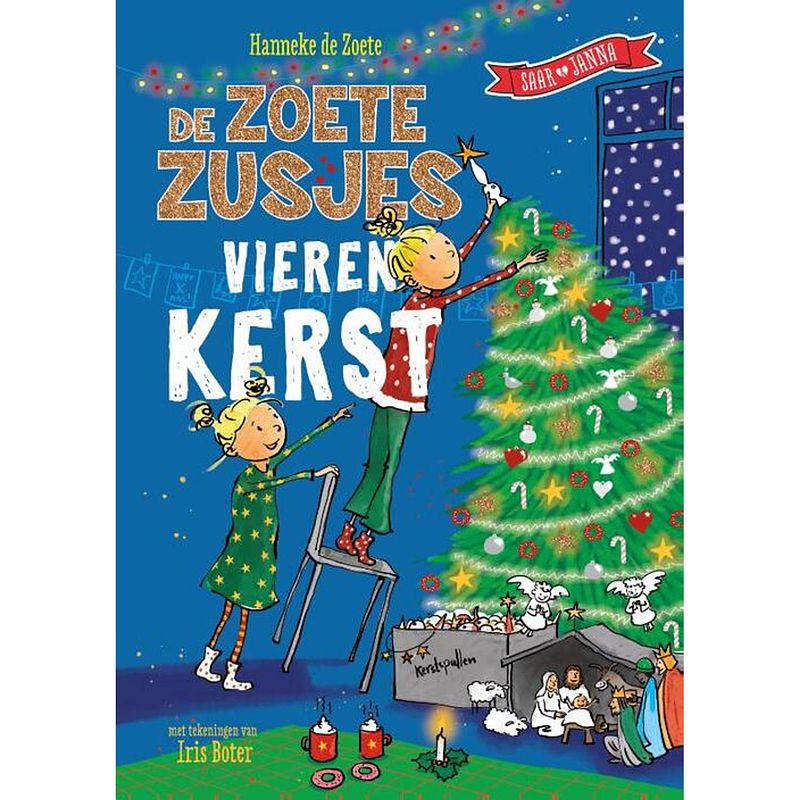 Foto van De zoete zusjes vieren kerst