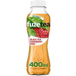 Foto van Fuze tea black tea raspberry mint 400ml bij jumbo