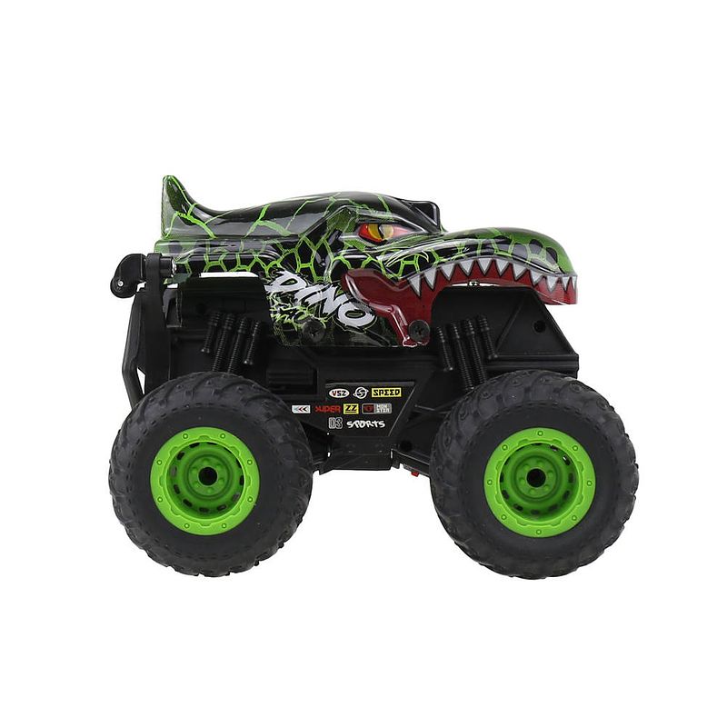 Foto van Rc monster groene dino auto met licht