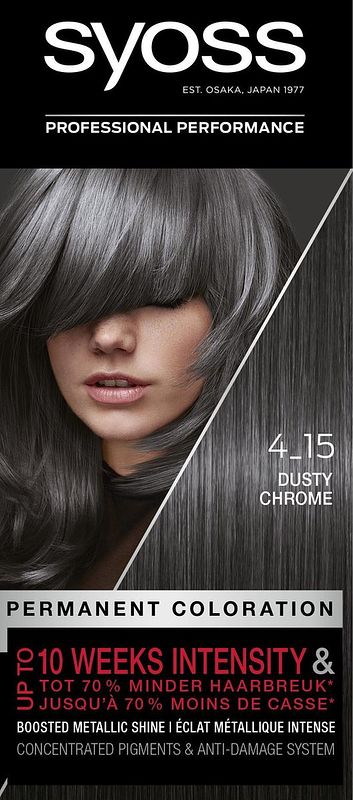 Foto van Syoss permanent coloration 4-15 dusty chrome