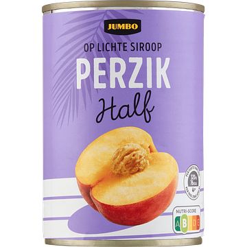 Foto van Jumbo perzik half op lichte siroop 410g