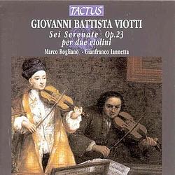 Foto van Viotti: sei serenate per due violin - cd (8007194101805)