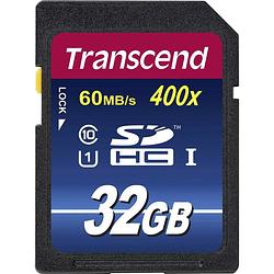 Foto van Transcend premium 400 sdhc-kaart 32 gb class 10, uhs-i