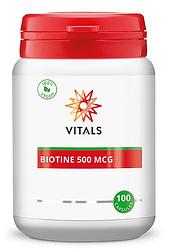 Foto van Vitals biotine 500mcg capsules