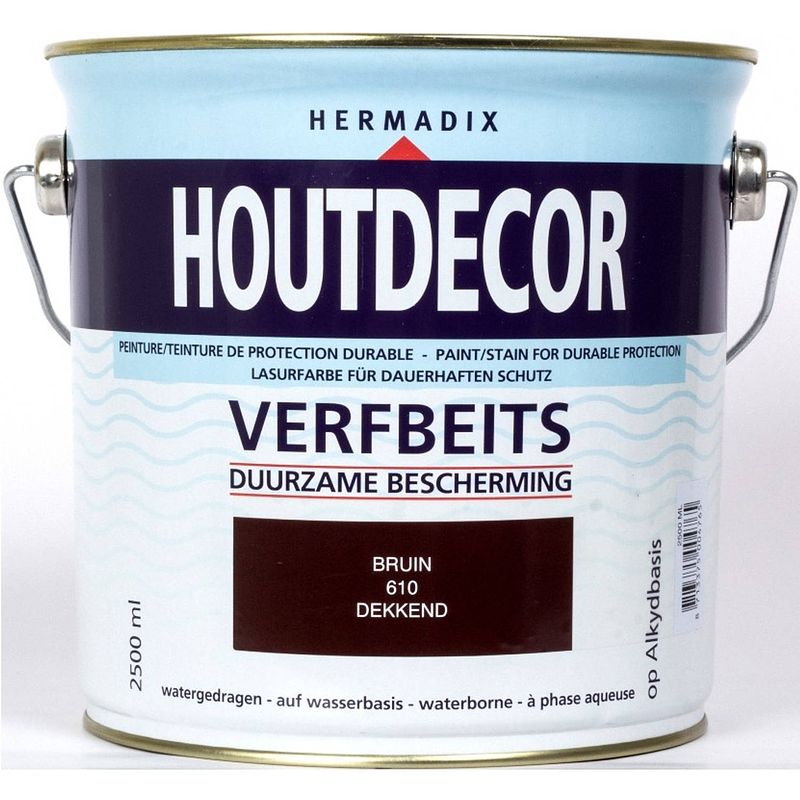 Foto van Hermadix - houtdecor 610 bruin 2500 ml