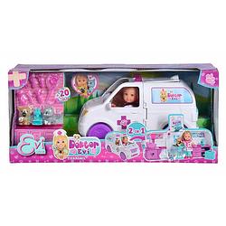 Foto van Simba speelset evi love 2-in-1 dierenmobiel junior 12 cm wit