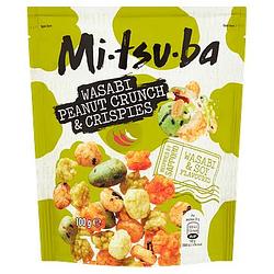 Foto van Mitsuba wasabi peanut crunch & crispies 100g bij jumbo