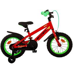 Foto van Volare rocky kinderfiets - jongens - 14 inch - rood