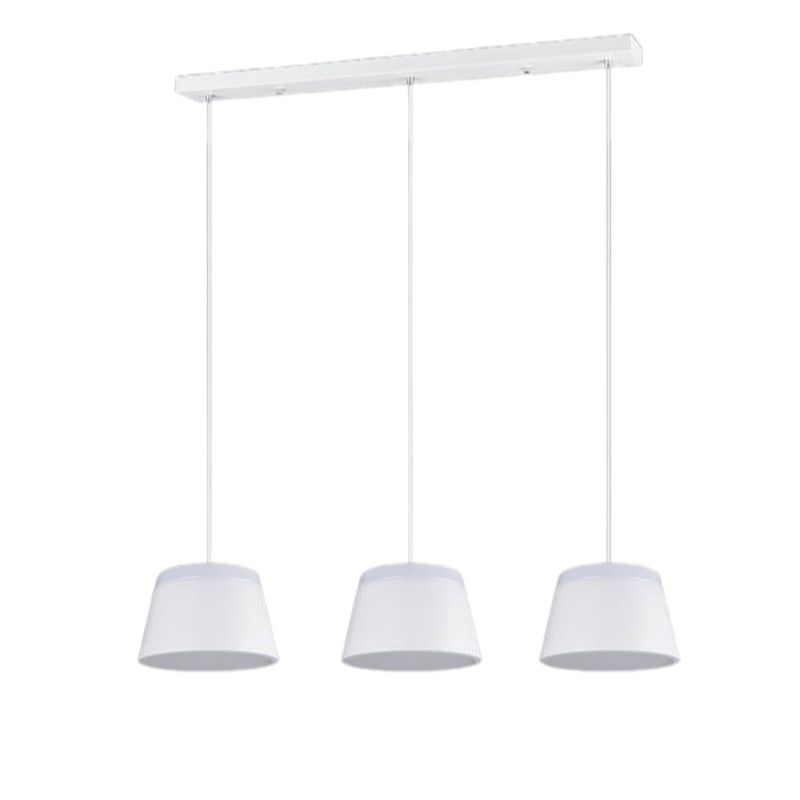 Foto van Moderne hanglamp baroness - metaal - wit